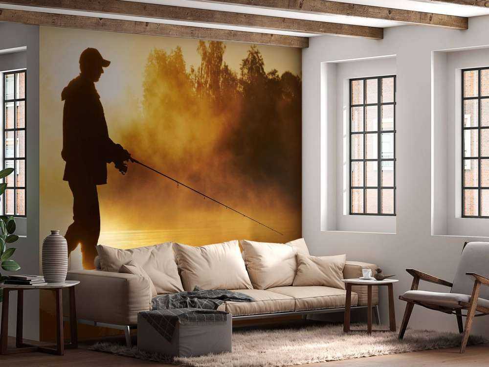 Fisherman at sunrise