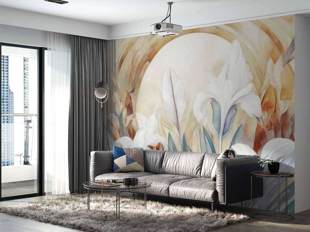 Irises at Sunrise Blue