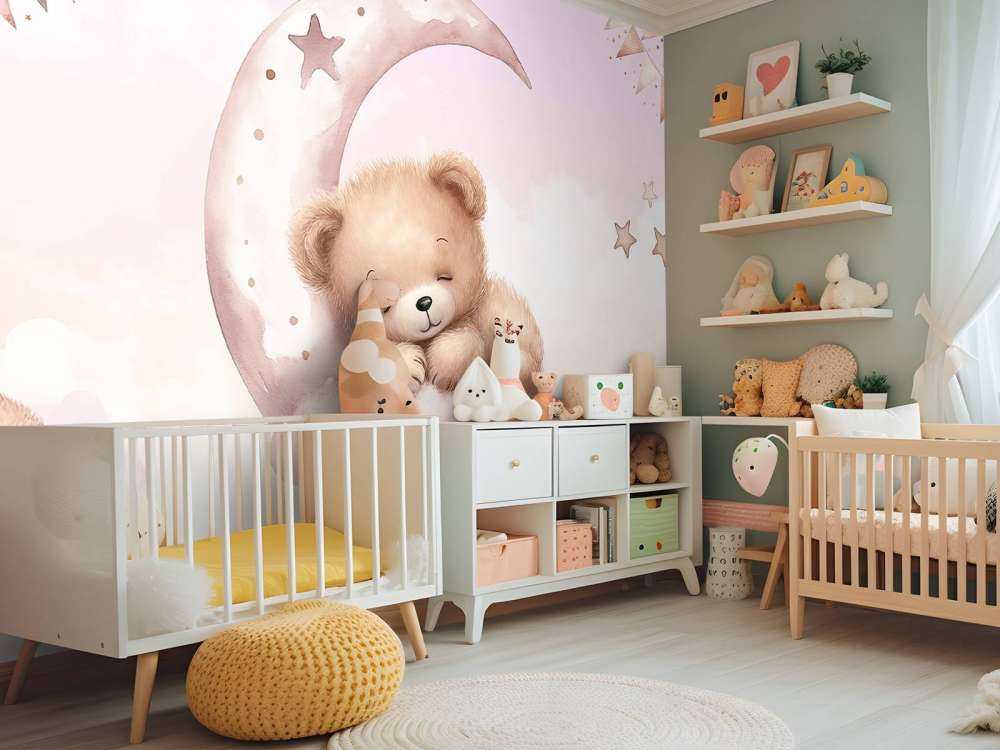 Sleeping bears on the moon