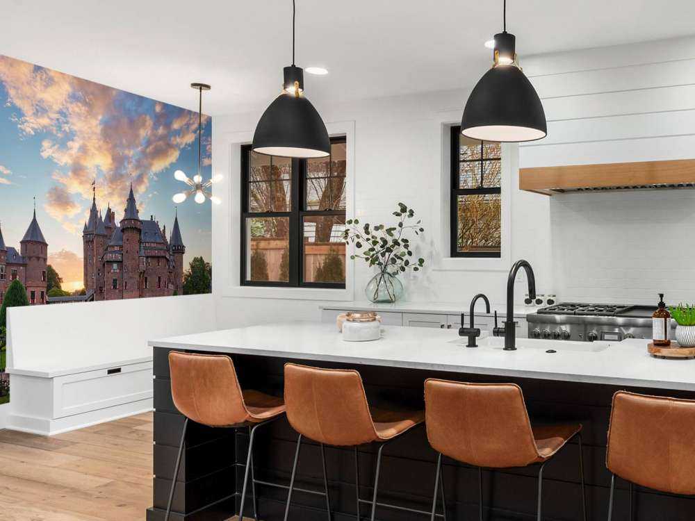 Kasteel de Haar, achtertuin