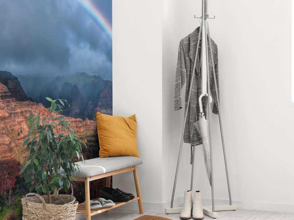 Rainbow over Waimea Canyon