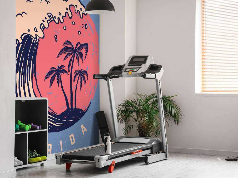 Miami logo met een donkerblauwe achtergrond