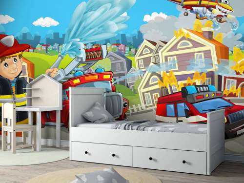 Children's room fire brigade