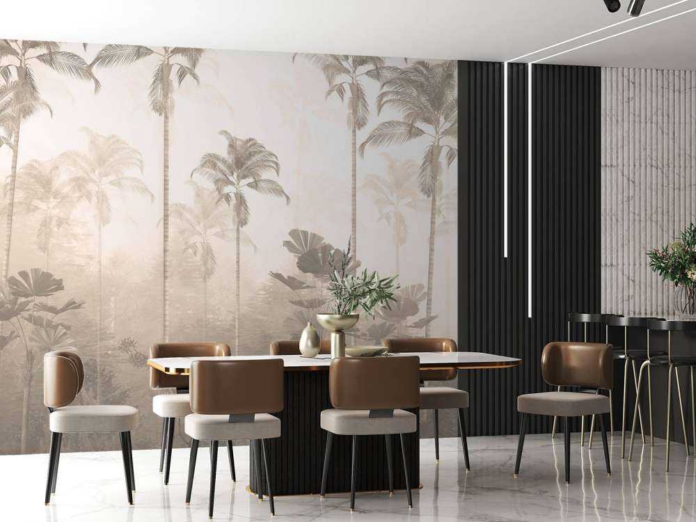 Sepia Tropical Stillness