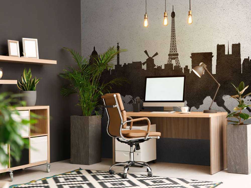 Watercolor skyline, Paris