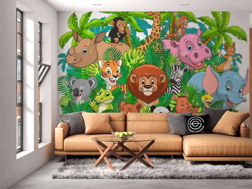 Funny animals for children