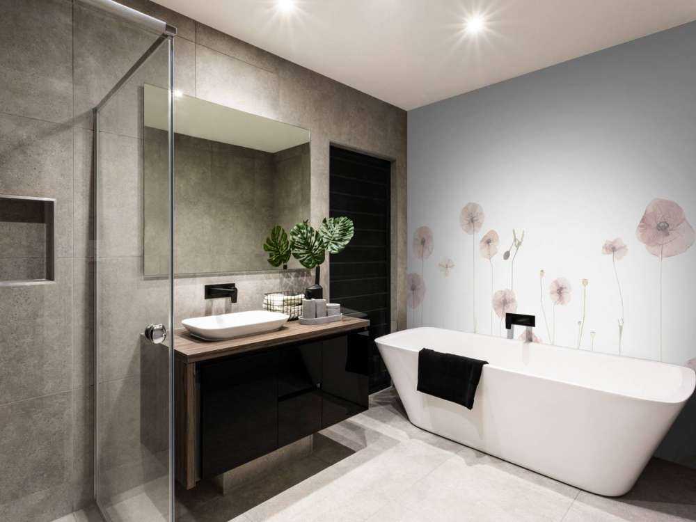 Poppy flower field old pink