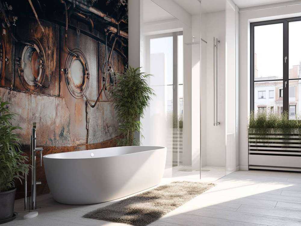 Old industrial furnace