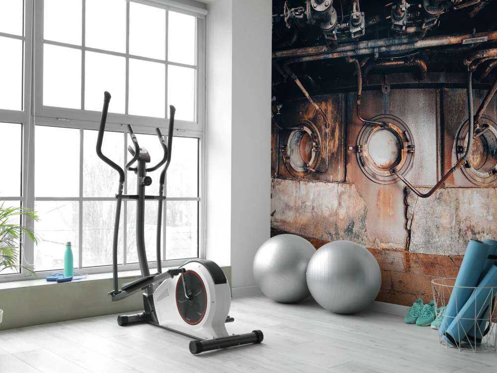 Old industrial furnace