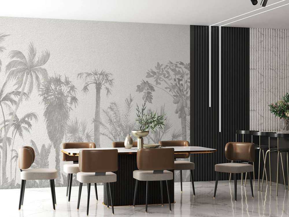 Jungle in shades of grey