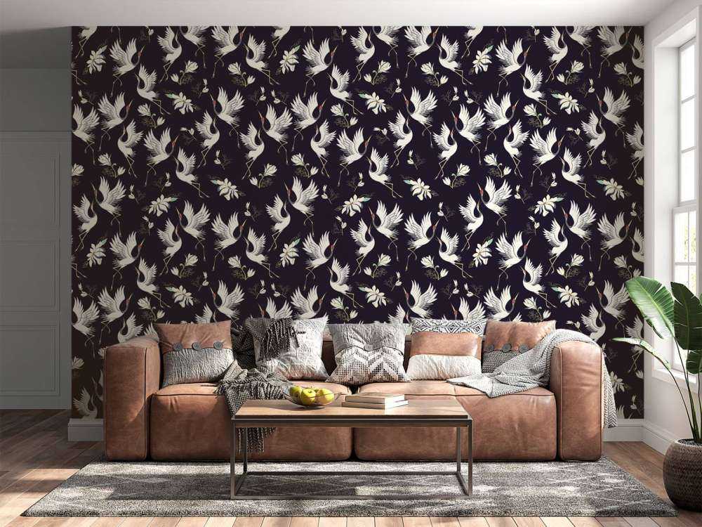 Flying crane pattern