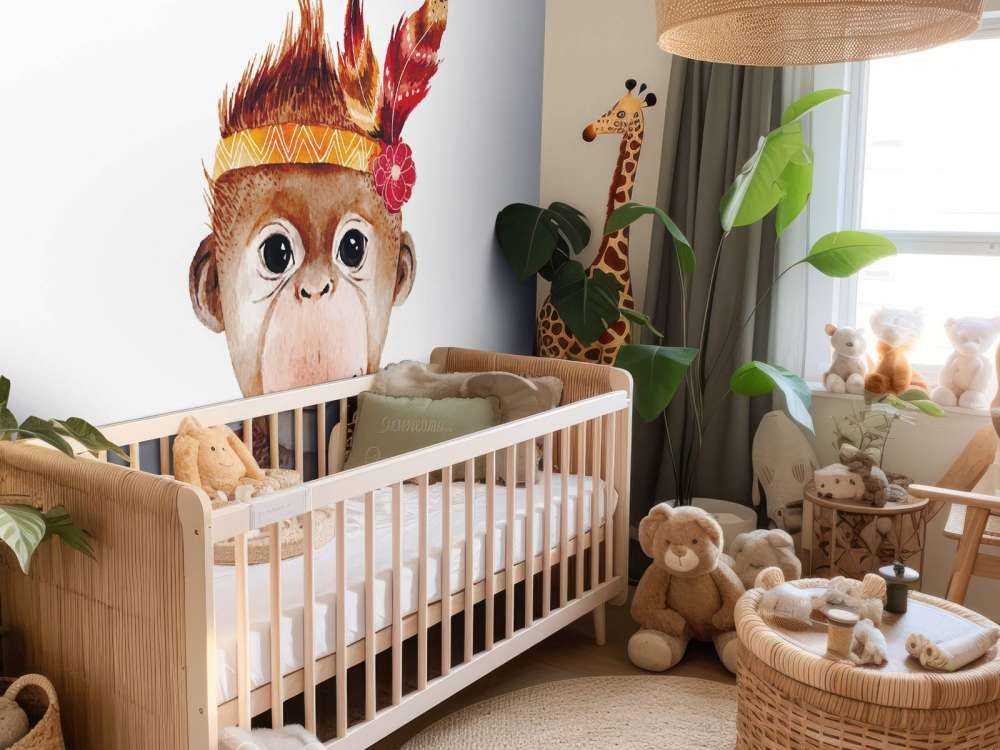 Monkey of watercolour