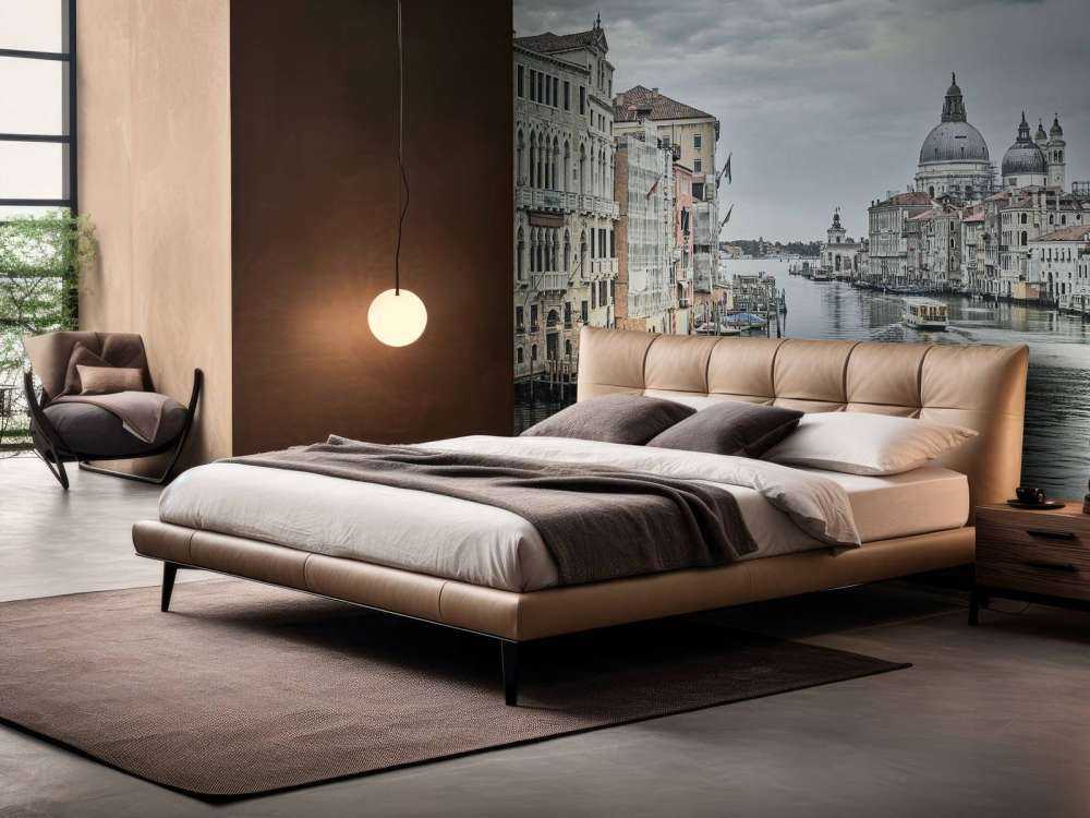 Canal with boats in Venice