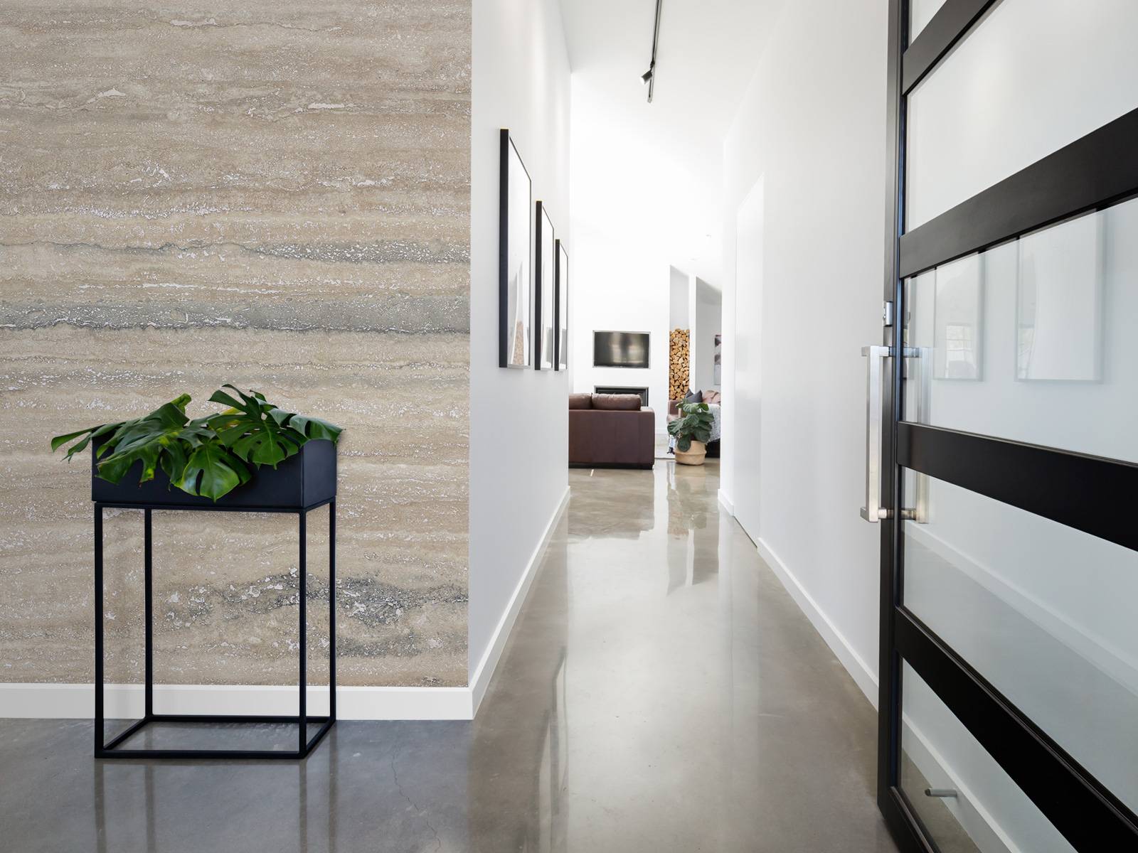 Taupe marble