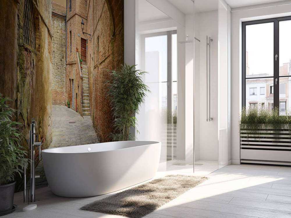 Narrow arched street