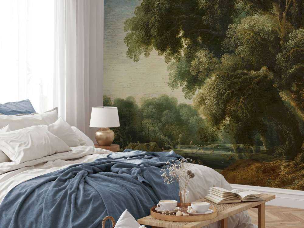 Imagined forest landscape