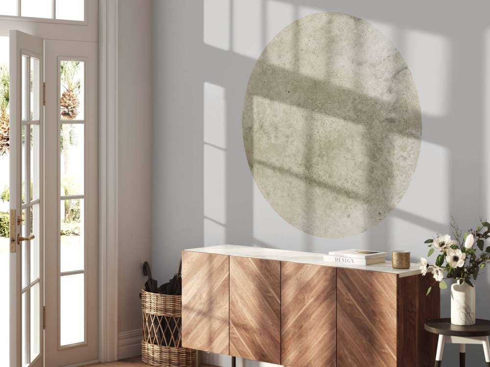 Light grey polished concrete