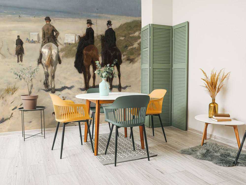 Morning ride along the beach