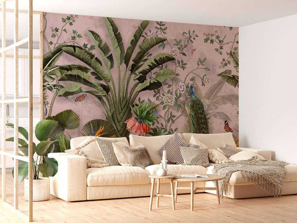 Peacock in Tropical Beauty