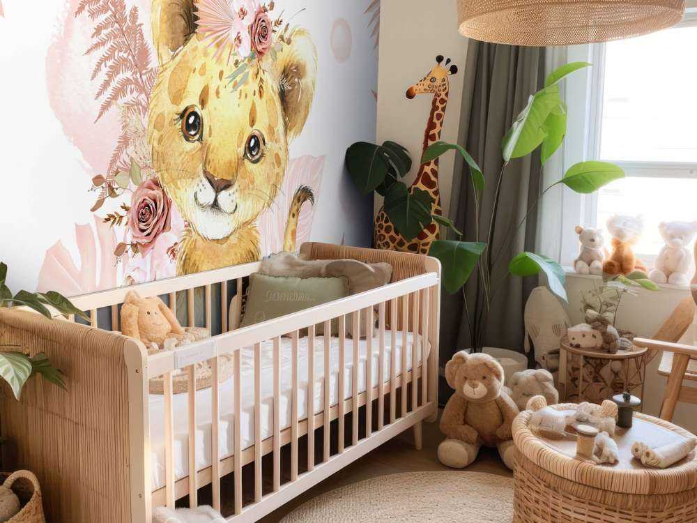 Pink jungle lioness baby