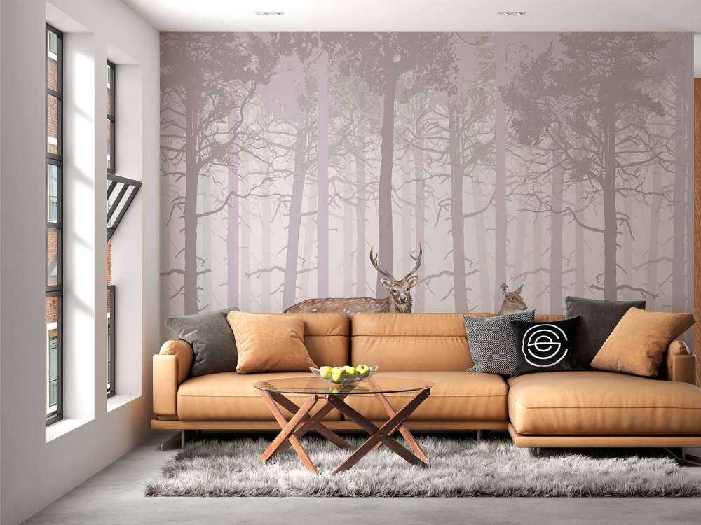 Deer family, pink