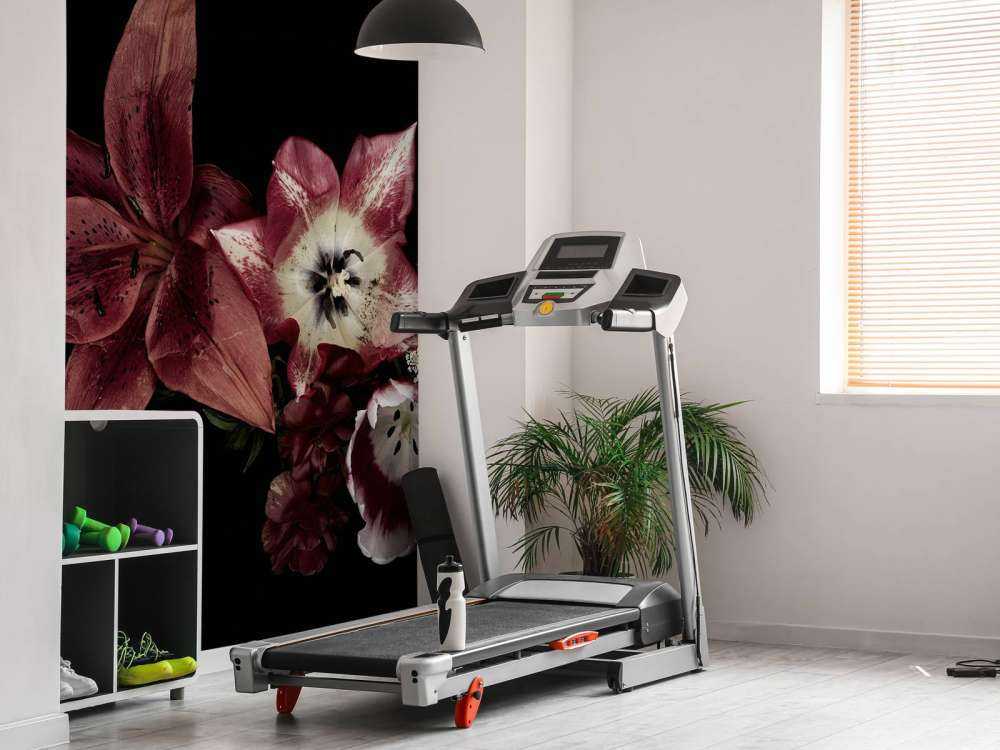 Composed colourful flowers