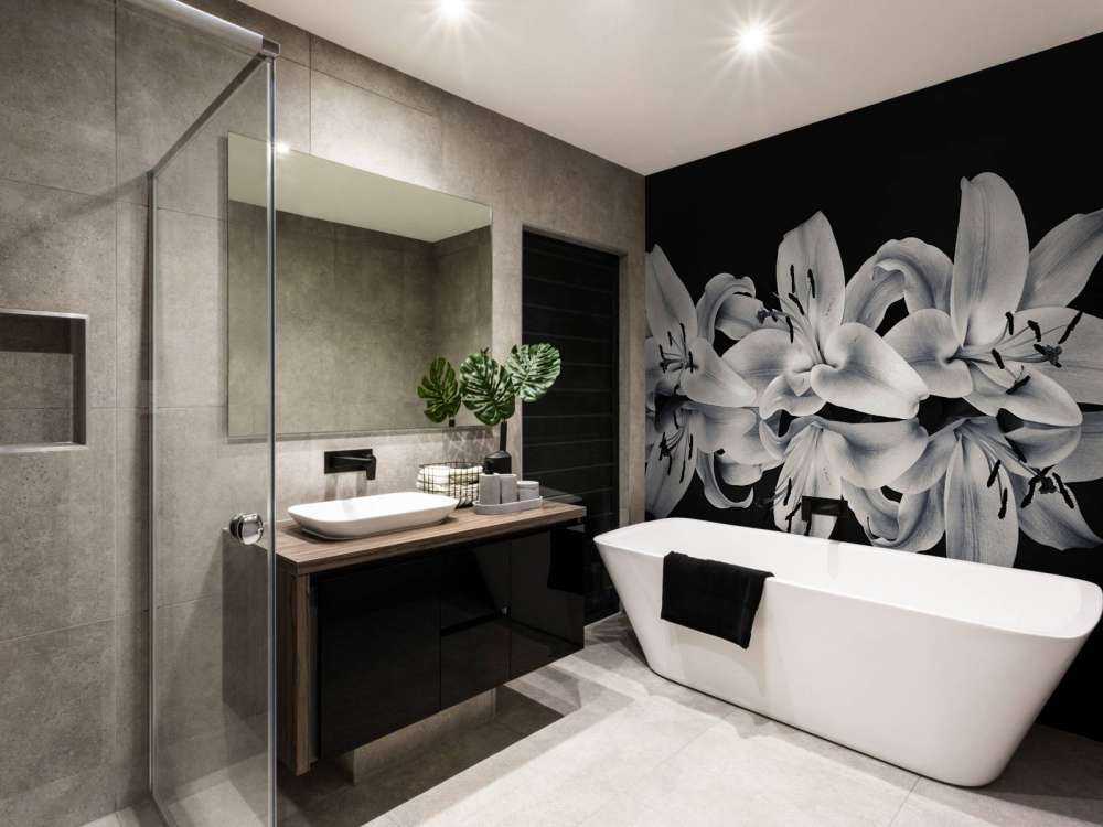 Flowers black and white