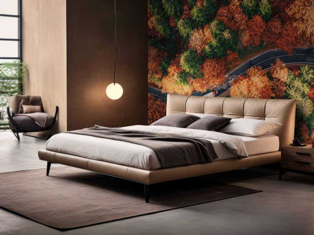 Winding road with truck