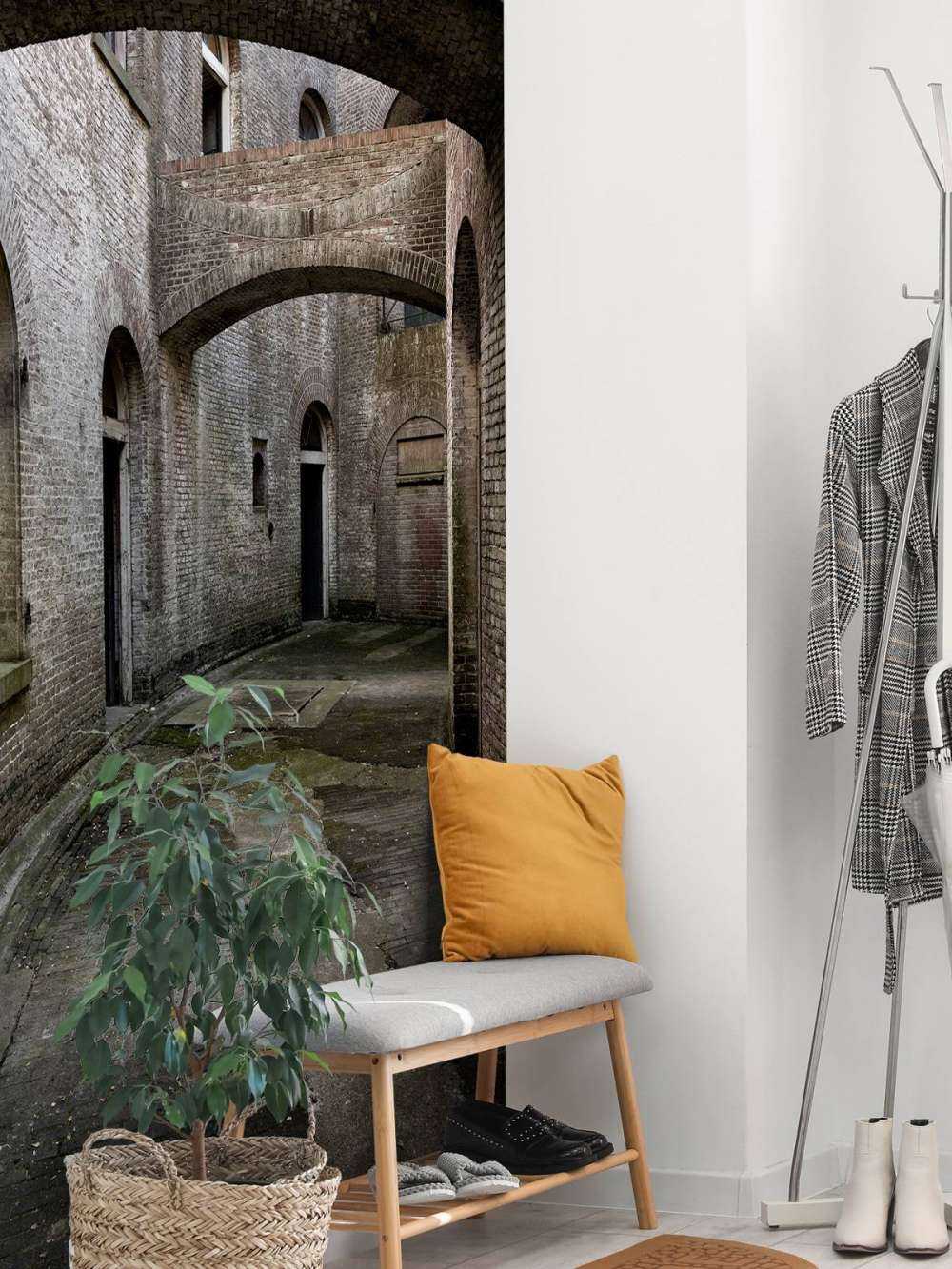 Courtyard with arches