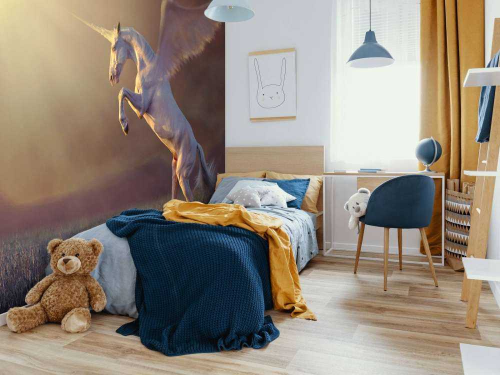 Unicorn with wings