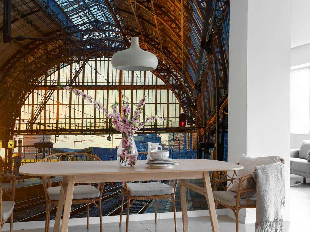 Sunrise at the station