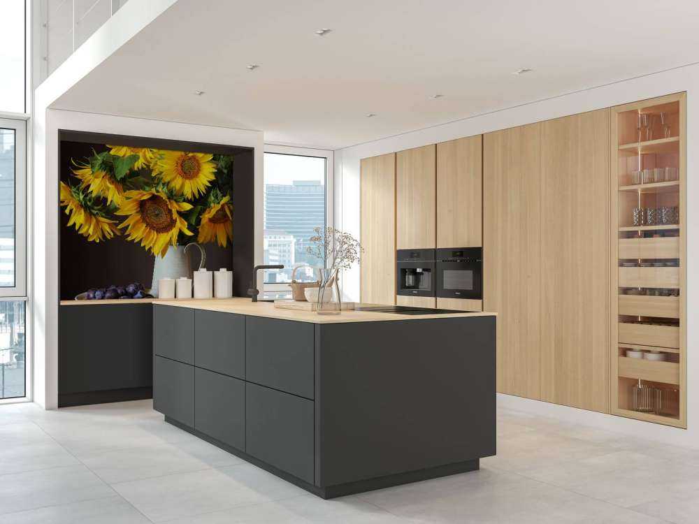 Sunflowers and berries