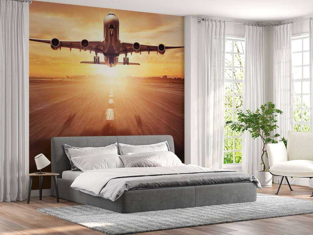 Photo wallpaper airplane