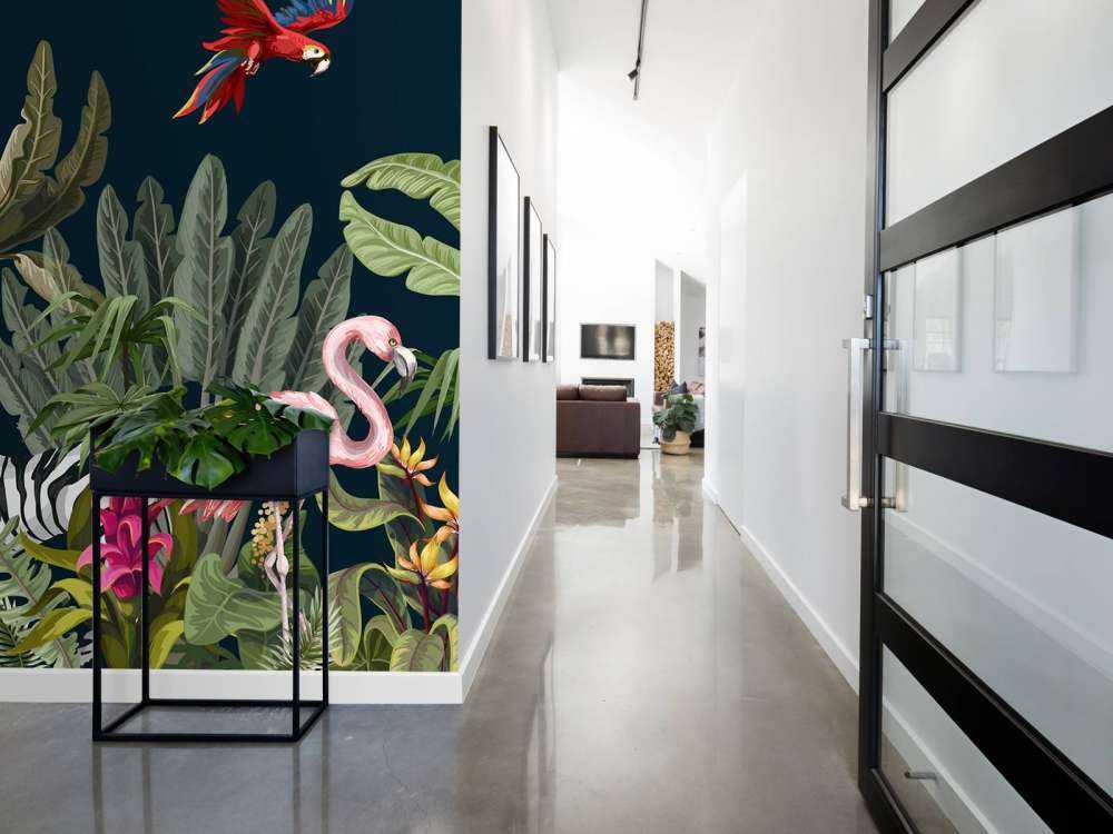 Colored jungle animals