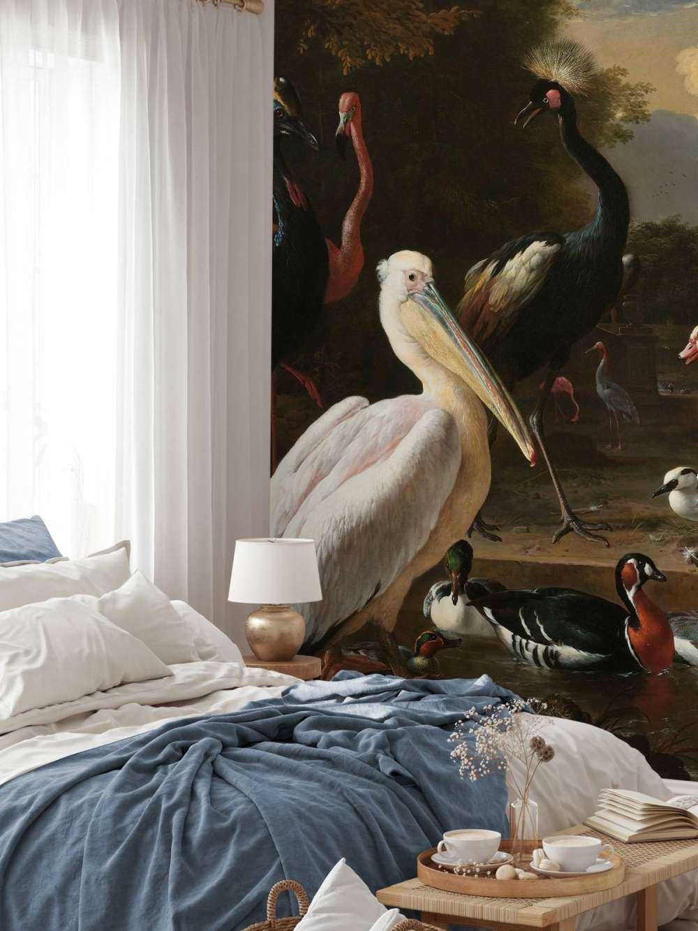 The floating feather