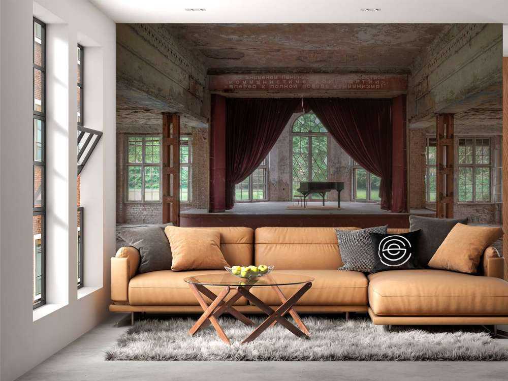 Piano in old sanatorium