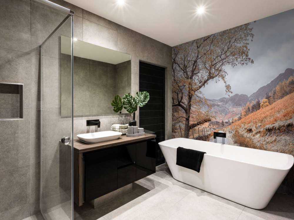 Path between the mountains