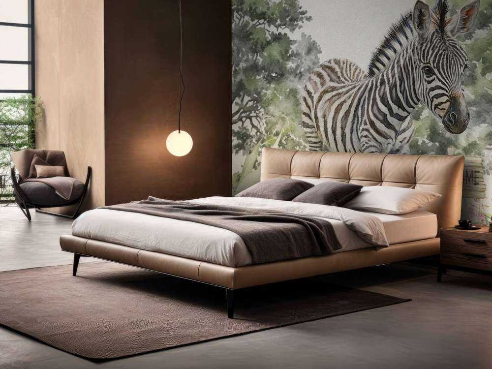 Young zebra in the wild