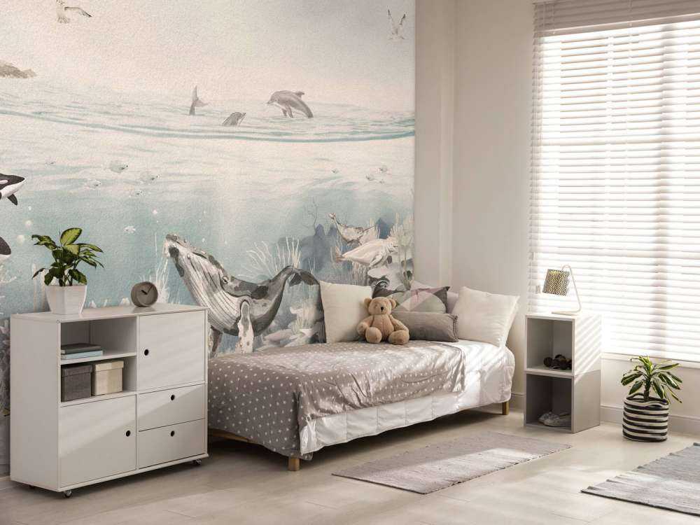 Ocean Landscape with Animals