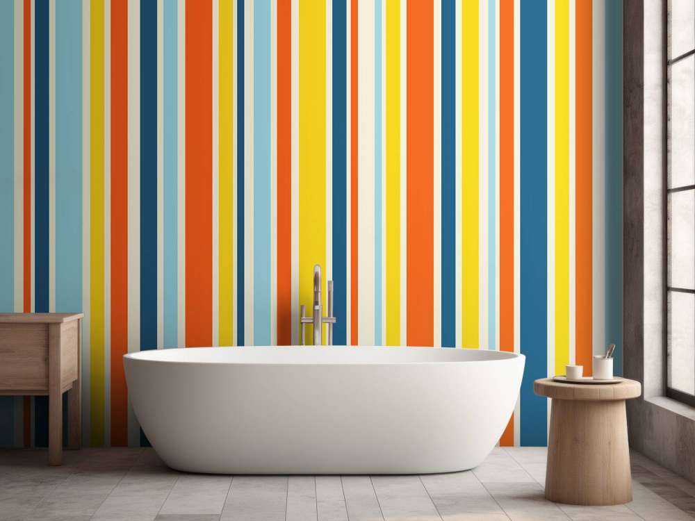 Colored stripes