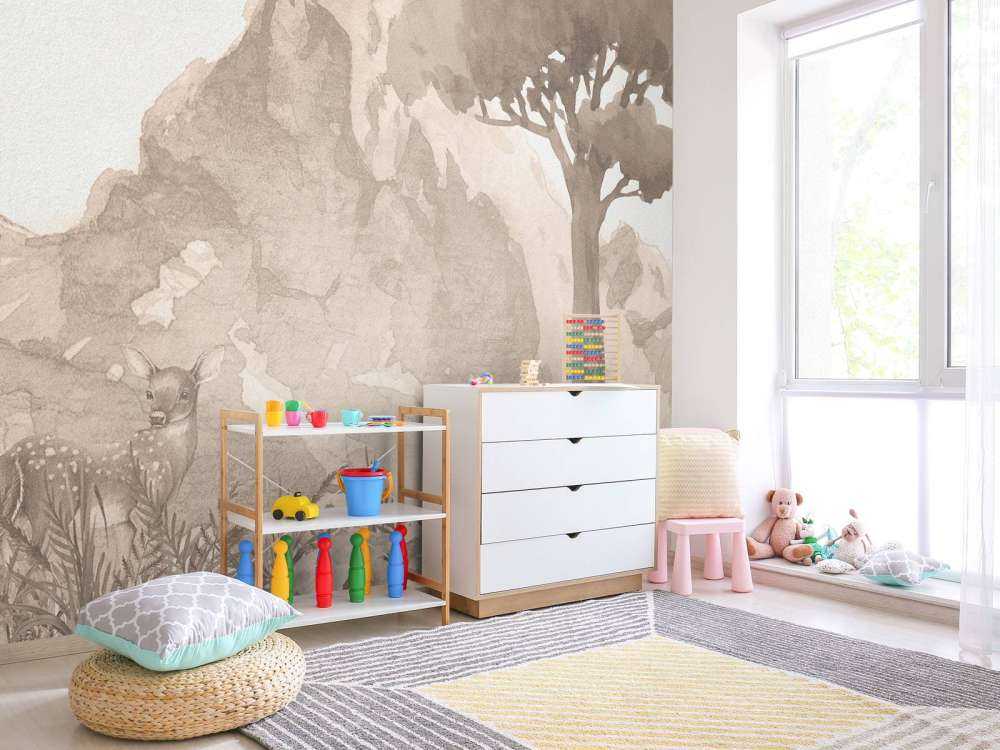 Mountain in watercolour