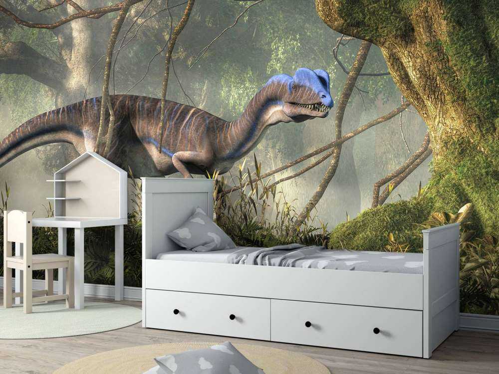 Dinosaurs in the forest