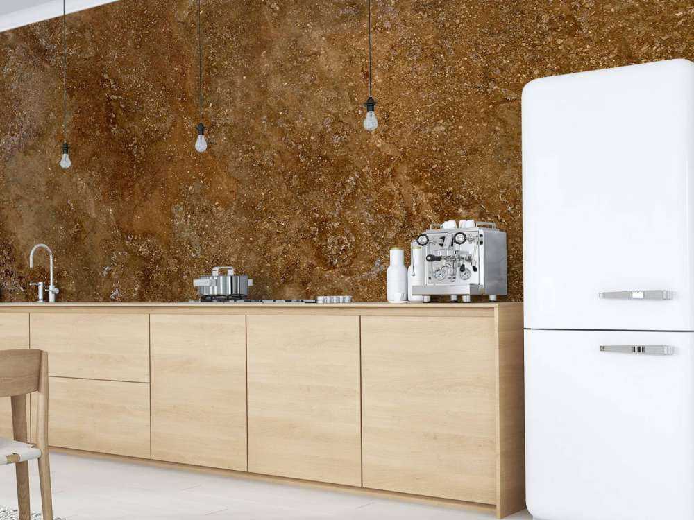 Marble with gold tone