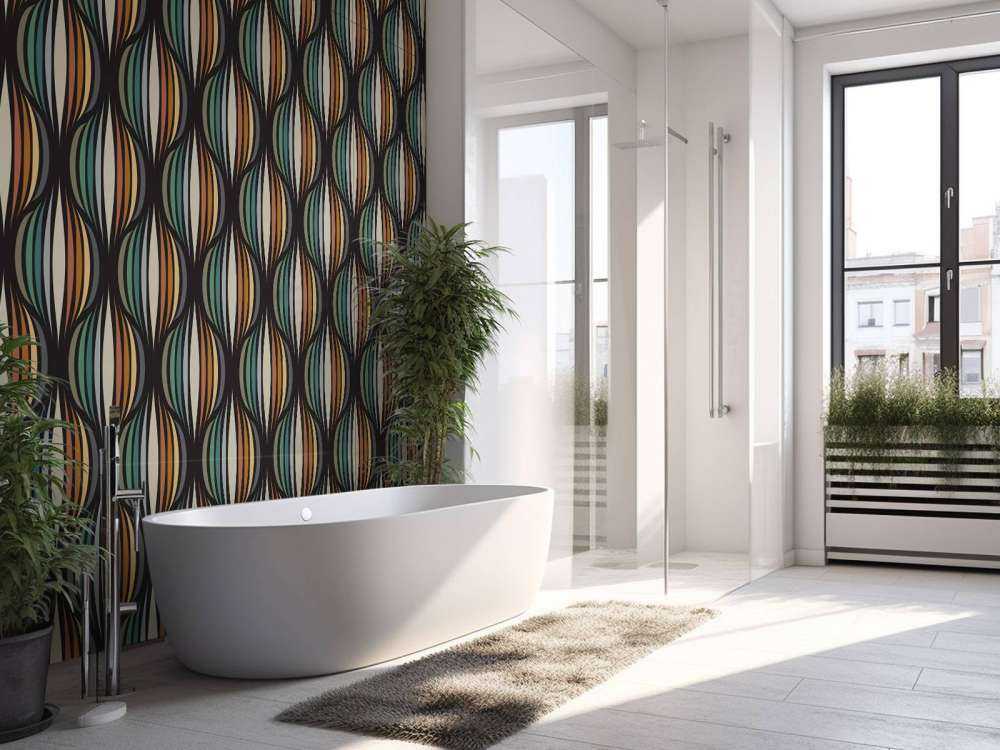 Pattern in retro style