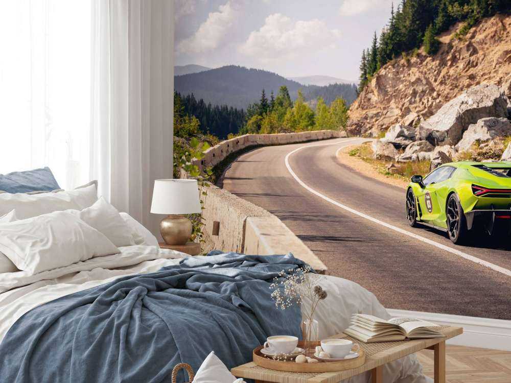 Lamborghini Revuelto in the Mountains