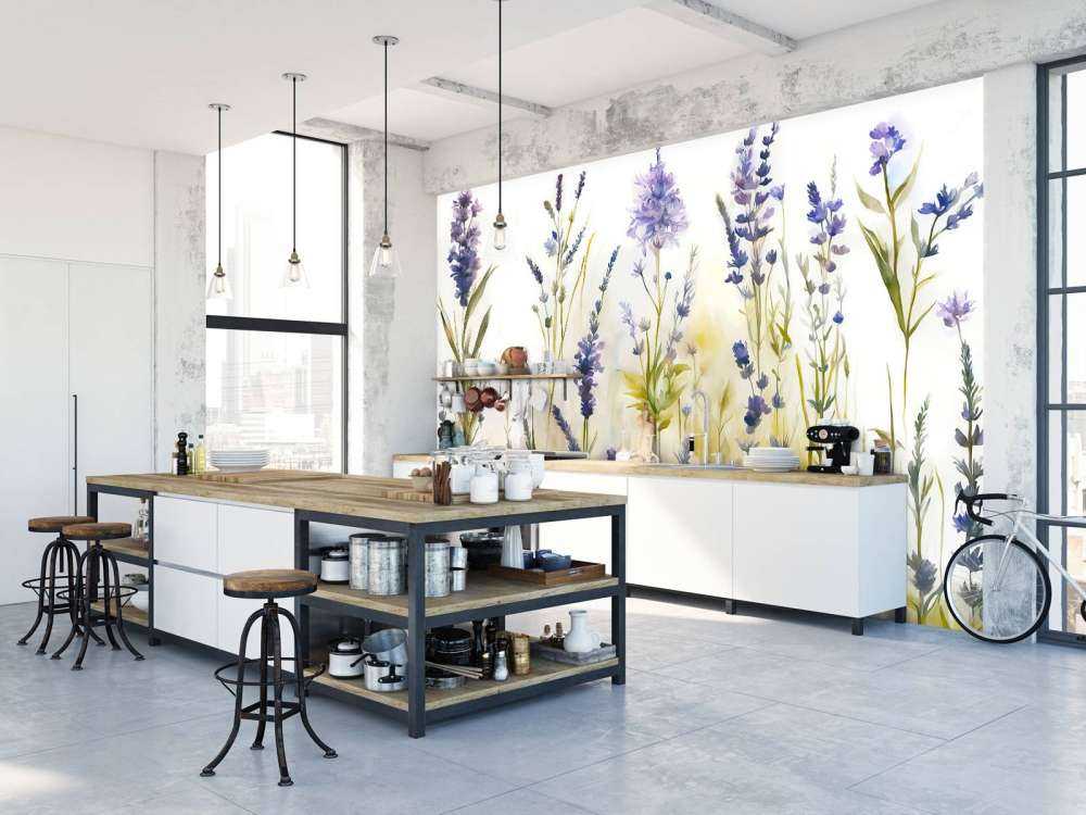 Lavender Glade Seamless Pastel