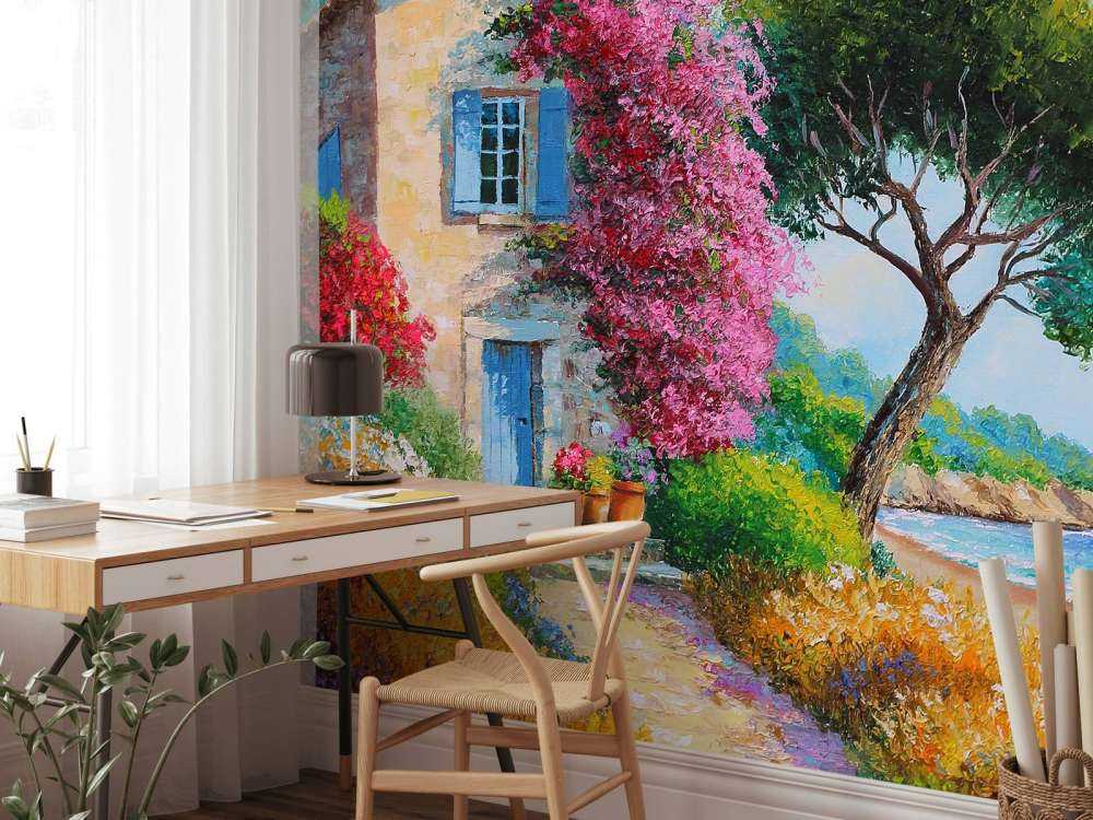 A stone's throw from the beach