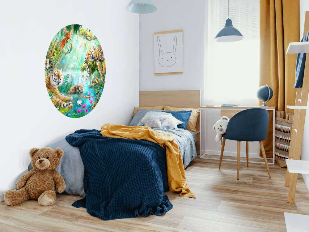 Tigers and Cubs in Lagoon