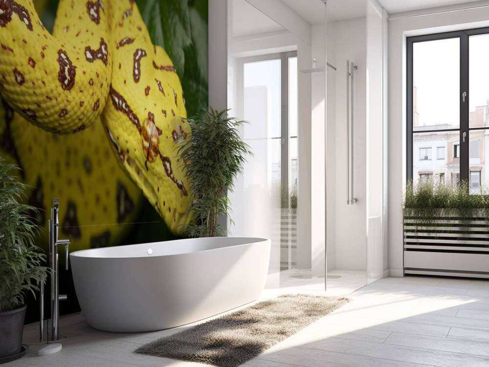 Close-up tree python