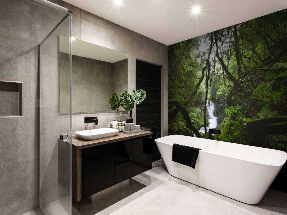 Waterfall surrounded by trees